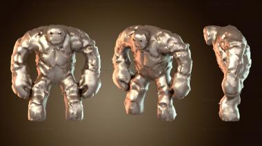 3D model Clay Golem (STL)