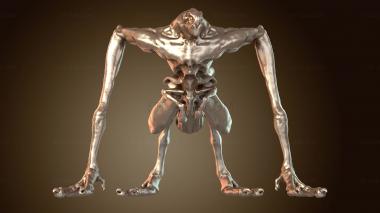 3D model Cloverfield Monster Rampaging (STL)