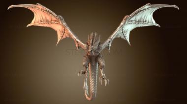 3D model Cockatrice Classic Flying (STL)