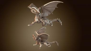 3D мадэль Контент Дракон Радостный (STL)