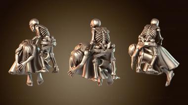 3D модель Тележка для трупов Скелет-слуга (STL)