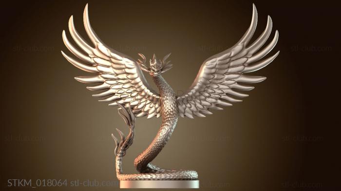 Статуэтки герои, монстры и демоны Couatl Draconic