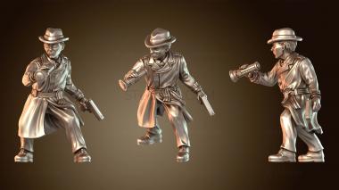 3D модель Следователи по созданию Федеральные агенты (STL)