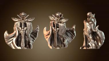 3D model Crimson Elf Warrior (STL)