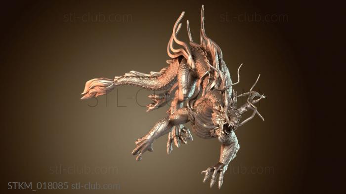 Статуэтки герои, монстры и демоны Crippled God Dragon