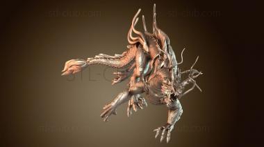 3D model Crippled God Dragon (STL)