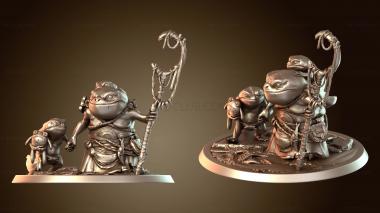 3D мадэль Крокер гуляет с младенцами (STL)