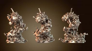 3D модель Пойманная в ловушку слизеносная леди Ктулху (STL)