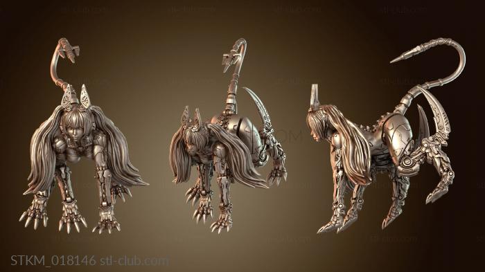 Статуэтки герои, монстры и демоны Cyberpunk Death Stalker Asura