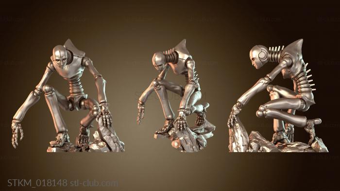 Статуэтки герои, монстры и демоны Cyberpunk Eliminate Agent Shadow