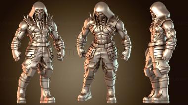 3D мадэль Член киберпанк-группы Hailstorm Хикори Хикс (STL)