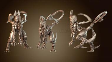 3D мадэль Киберпанк Дикий Сталкер Асура (STL)