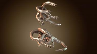 3D model Dark Hydra Winged (STL)