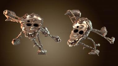 3D model Dark Monolith Bot Derelict (STL)