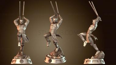 3D модель Дарт Мол и бюст с татуировками (STL)