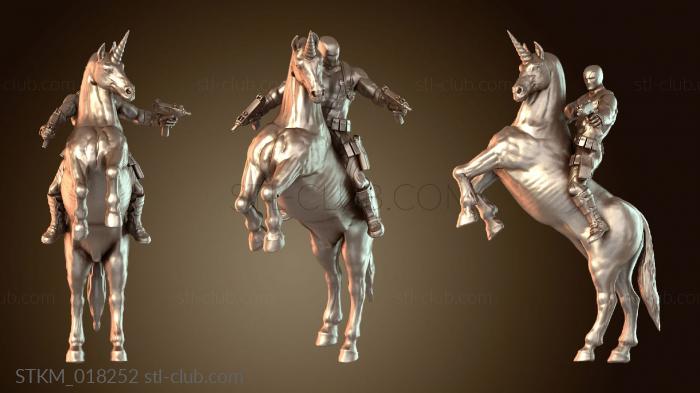 Deadpool Riding Unicorn