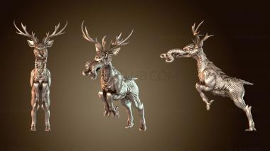 3D model Deer Monsters Predatory (STL)
