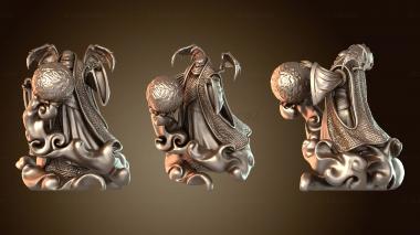 3D model Demonic Amnizu with Fireball (STL)