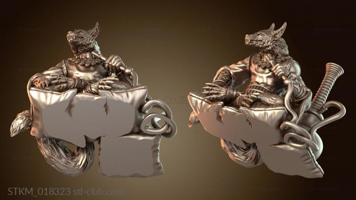 Статуэтки герои, монстры и демоны Demonic Arcanaloth Smoking Pipe