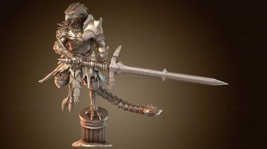 3D model Demonic Lord Pazuzu in Attack (STL)