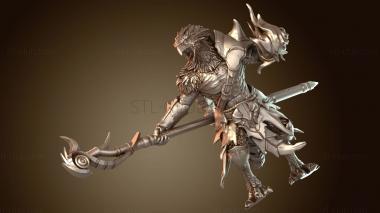 3D model Demonic Lord Pazuzu with Magic (STL)