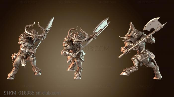 Статуэтки герои, монстры и демоны Demonic Minotaur in Rage