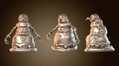 3D model Demonic Snowman Idle Form (STL)