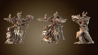 3D model Demonic Tiefling Casting Magic (STL)