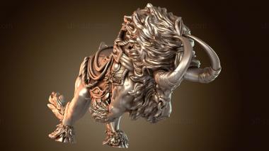 3D модель Атака быка-дьяволорога (STL)