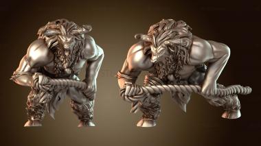 3D model Dionysus Chariot with Minotaure (STL)