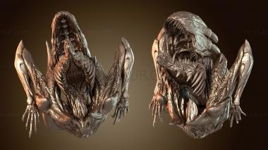 3D model Diorama with Predator Entity (STL)