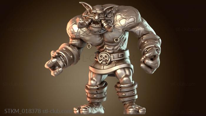 Статуэтки герои, монстры и демоны Dire Troll Savage