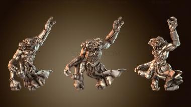 3D model Dire Troll Armed (STL)