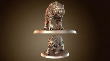 3D model Dire Wolf Fang Dark (STL)