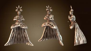 3D model Divine Priestess in Meditation Main (STL)