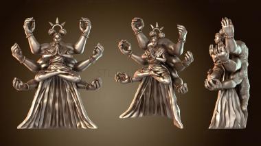 3D модель Божественная Жрица в Медитации (STL)