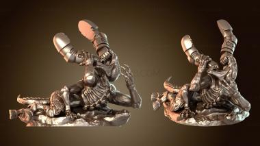 3D модель Собака-пришелец с когтями (STL)