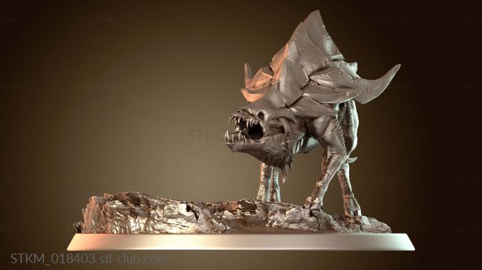 Статуэтки герои, монстры и демоны Dog Couple Armored Plate