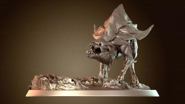 3D model Dog Couple Armored Plate (STL)