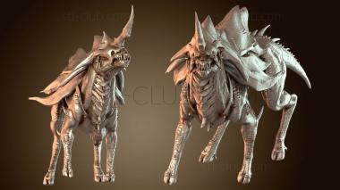 3D model Dog Couple Plate Variant (STL)