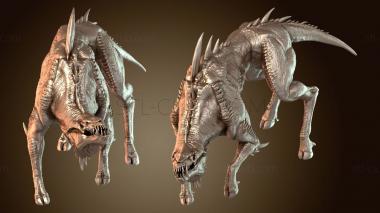 3D model Dog Mother Bare (STL)