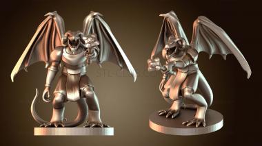 3D мадэль Драконий Воин (STL)