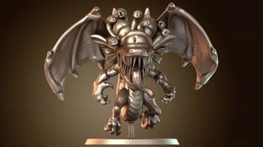 3D мадэль Дракон-созерцатель (STL)