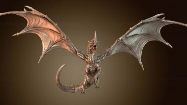 3D model Dragon Elder Form (STL)