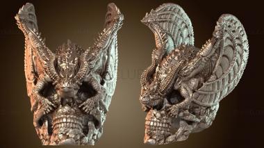 3D model Dragon Skull (STL)