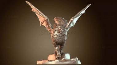 3D model Dragon Sphinx (STL)