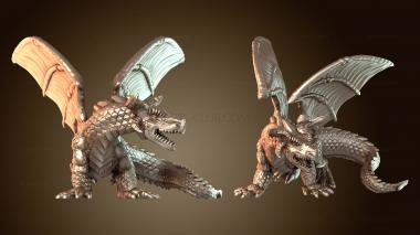 3D model Dragon Wyrm (STL)