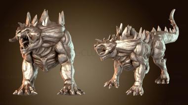 3D model Dragon Wolf Alpha (STL)