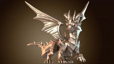 3D model Dragon Wyrmling (STL)