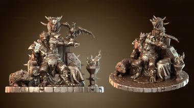 3D модель Вождь рыцарей драконьей крови (STL)